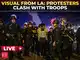 LIVE | Visuals from LA: National Guard, Marines deployed as anti-ICE protests rock city streets