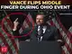 VP JD Vance flips off ‘pink-haired’ protesters