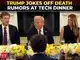 'You're still here!': Trump laughs off death rumors during dinner with top tech CEOs