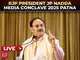 LIVE | BJP National President JP Nadda attends Media Conclave 2025 in Patna