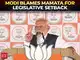 'TMC betrayed women': Modi attacks Mamata after bill fails in LS