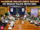 Manipur Govt & UNC hold talks in Senapati; Nishikant Dubey blames Congress for Northeast unrest