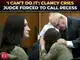 'Verdict can't be based on sympathy': Judge warns Lindsay Clancy as she cries during graphic display