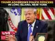 Trump LIVE | 'Largest drop in violent crimes in 100 years': POTUS addresses police officers in NY