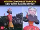 Youth Congress installs CEC Gyanesh Kumar-faced Ravan effigy in Delhi