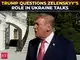 &lsquo;Time for someone else to negotiate on Ukraine&rsquo;s behalf&rsquo;: Trump