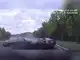 Close call at high speed: Dashcam footage shows officer evade crash